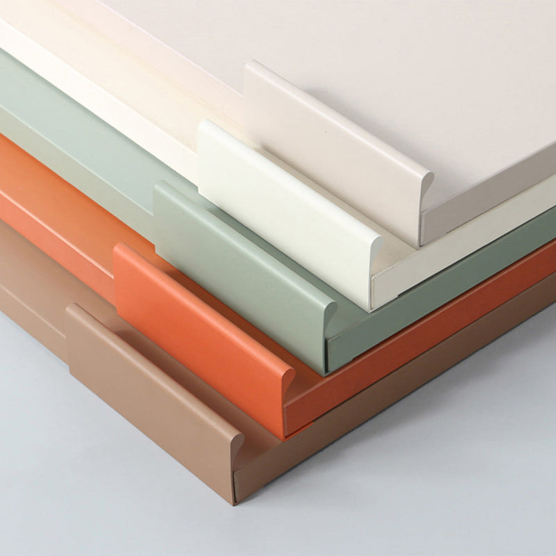 Modern Colorful Edge Pulls for Kitchen Cabinets