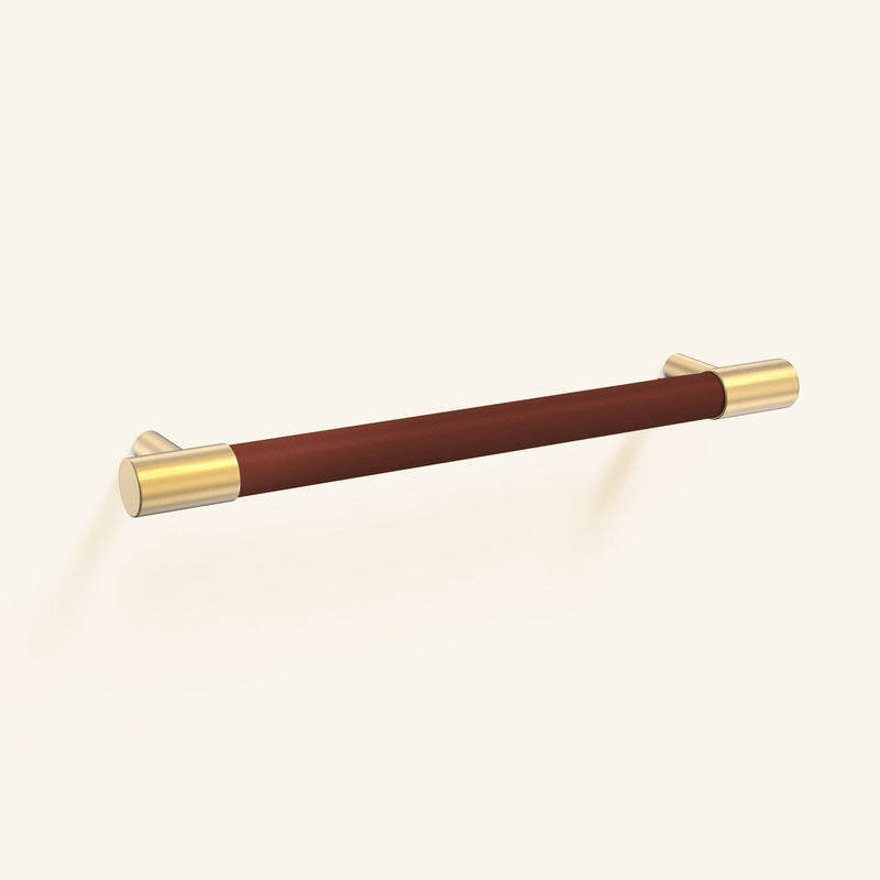 Brass Leather Cabinet Pulls