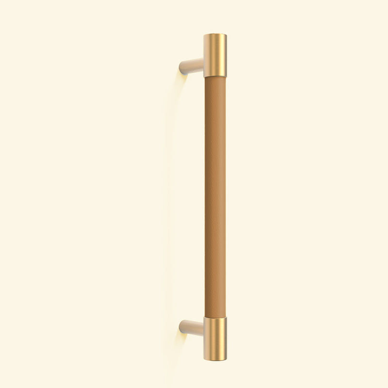 Brass Leather Cabinet Pulls