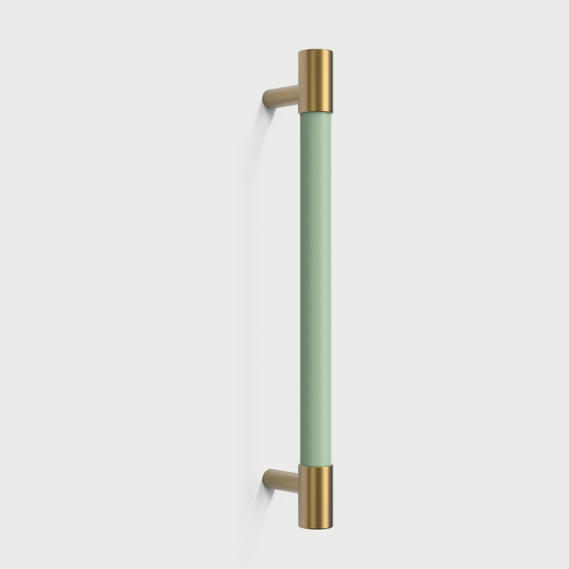 Brass Leather Cabinet Pulls