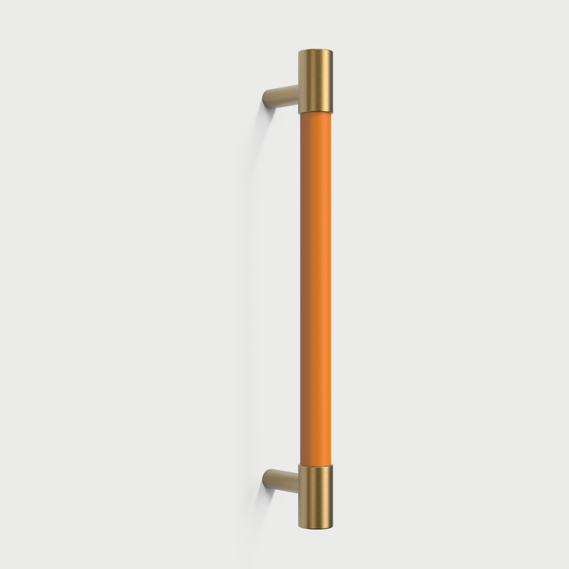 Brass Leather Cabinet Pulls