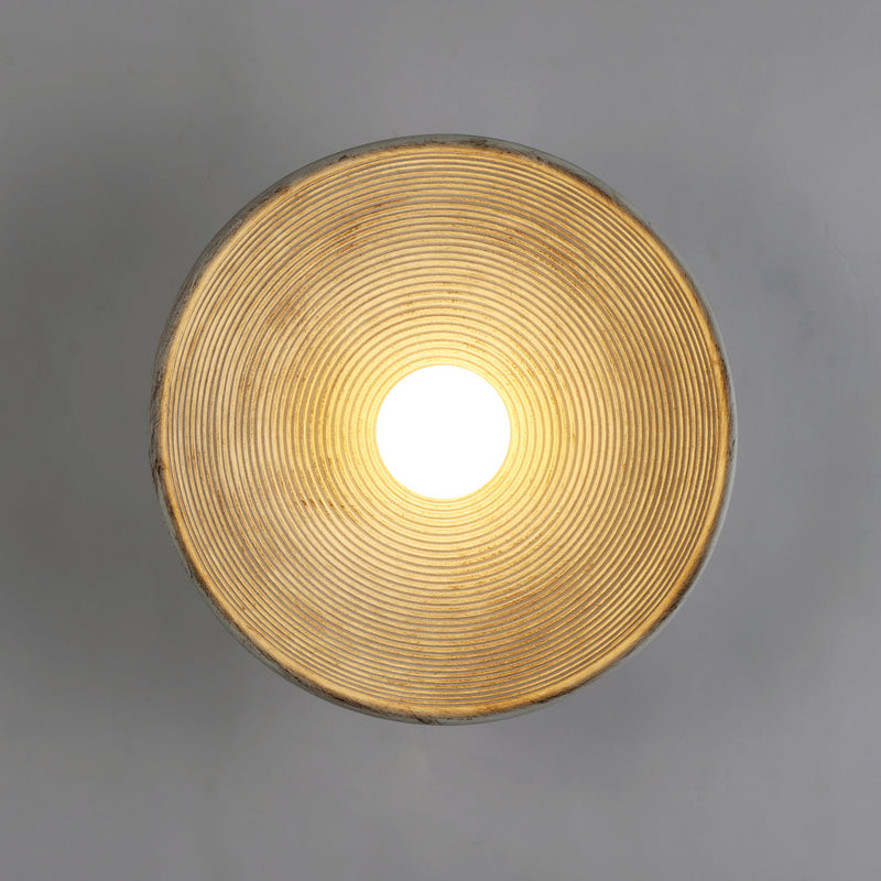 Longleaf Wooden Disc Wall Sconce