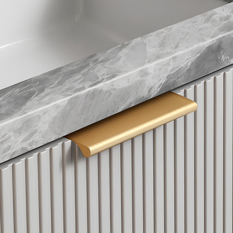 Modern Colorful Edge Pulls for Kitchen Cabinets