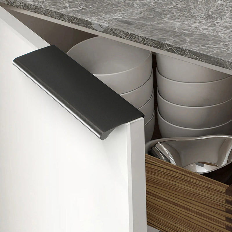 Modern Colorful Edge Pulls for Kitchen Cabinets