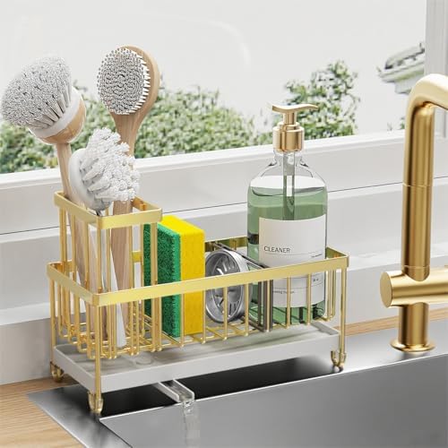 Stainless Steel Sink & Sponge Organizer