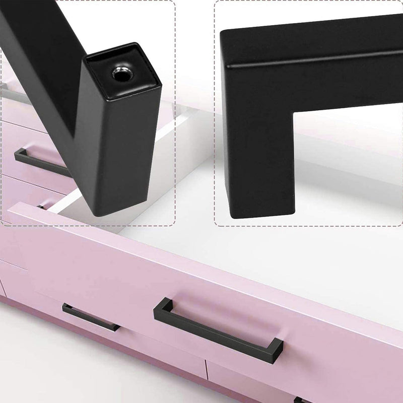 Black Square Farmhouse Cabinet Pulls