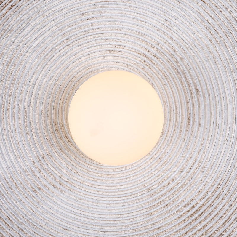 Longleaf Wooden Disc Wall Sconce