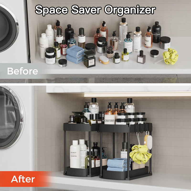 Pull-Out Cabinet & Under-Sink Organizer Set