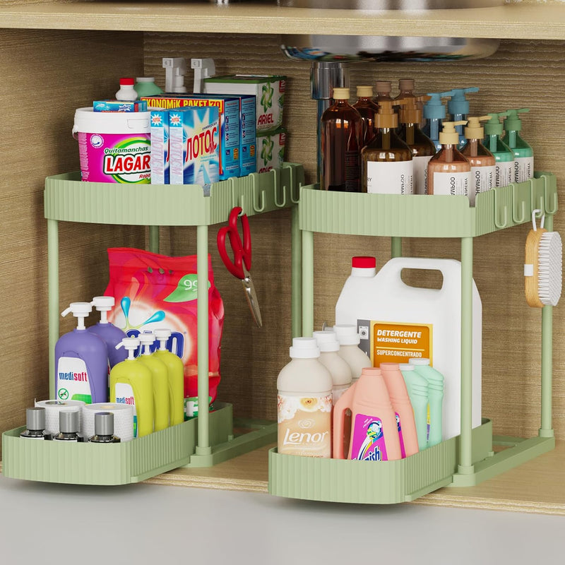 Pull-Out Cabinet & Under-Sink Organizer Set
