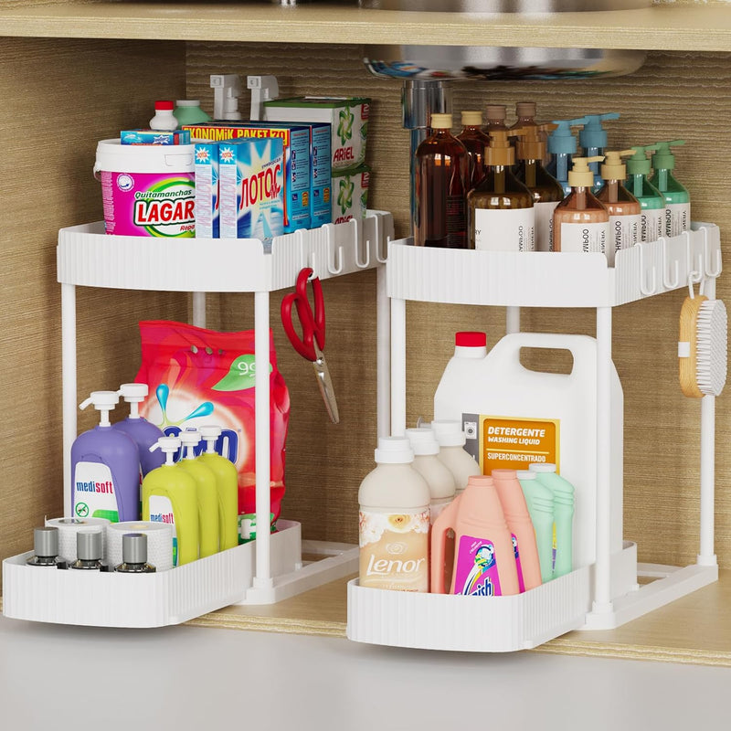 Pull-Out Cabinet & Under-Sink Organizer Set