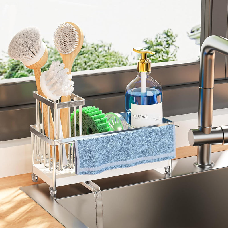 Stainless Steel Sink & Sponge Organizer