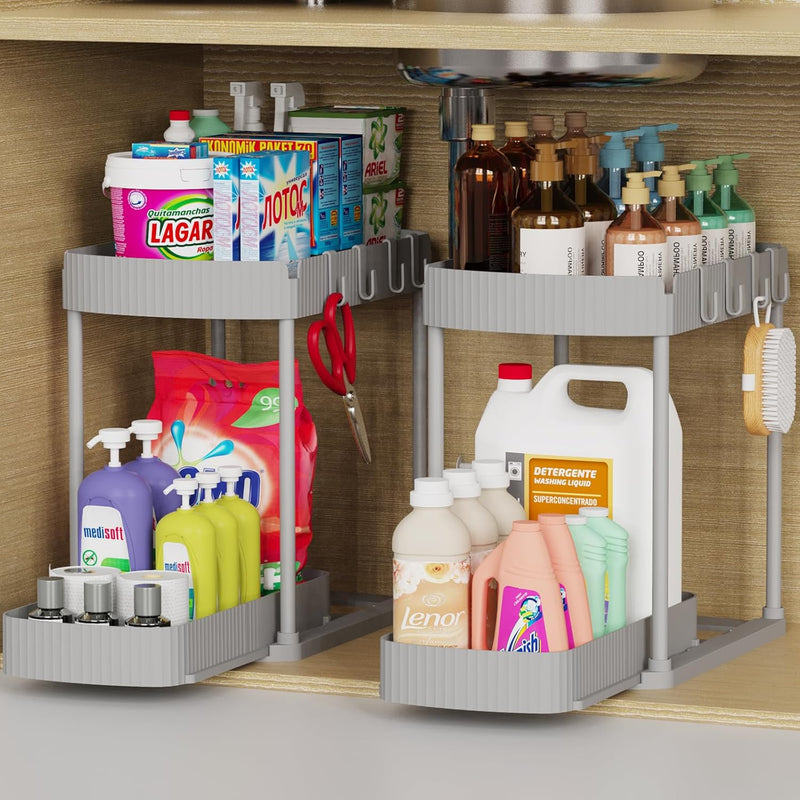 Pull-Out Cabinet & Under-Sink Organizer Set