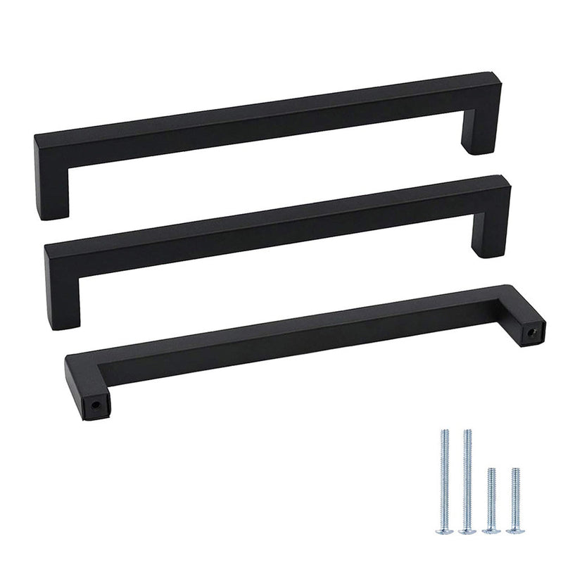 Black Square Farmhouse Cabinet Pulls