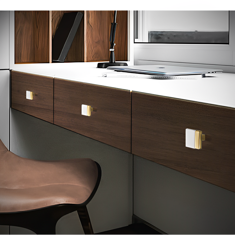 Two-Tone Modern Cabinet Pulls