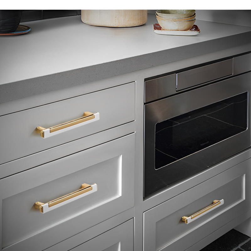 Two-Tone Modern Cabinet Pulls