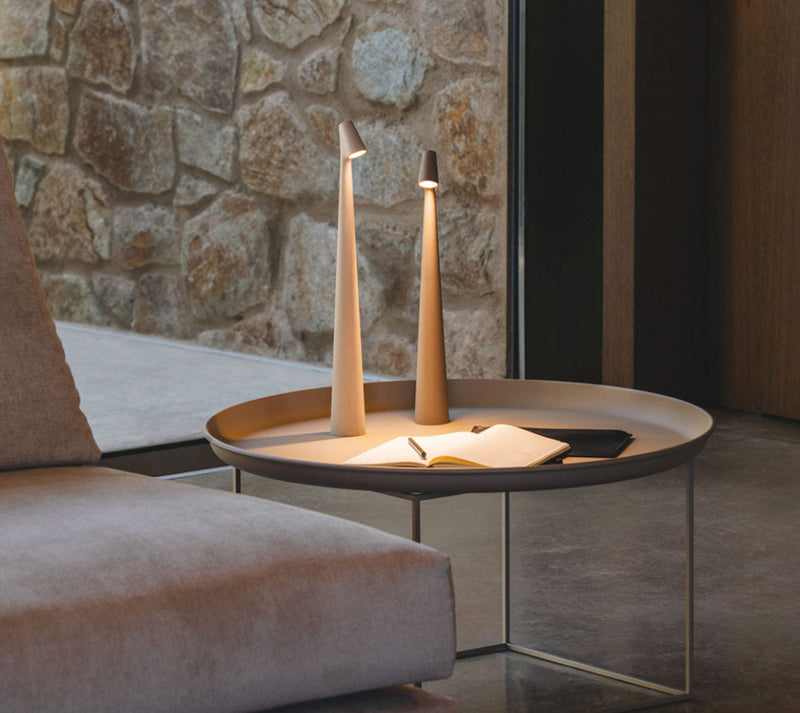 African Safari Giraffe Sculptural Table Lamp