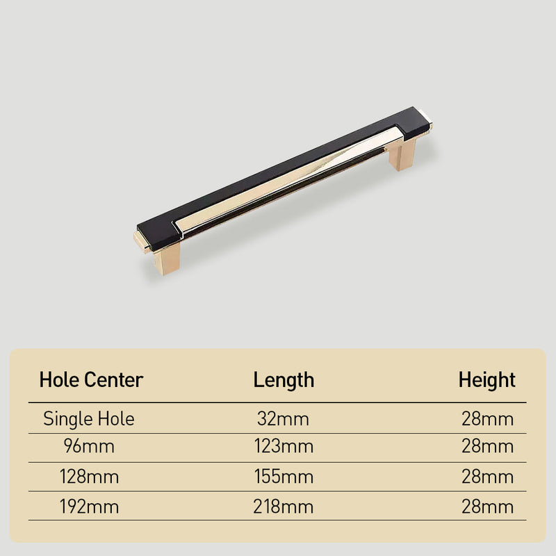 Two-Tone Modern Cabinet Pulls