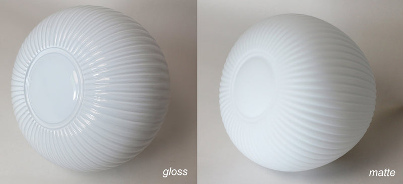 Lenglen Ribbed Glass Pendant Light