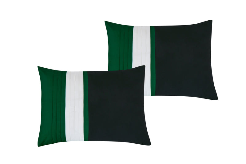 Napa Embroidered Leaves Comforter Set