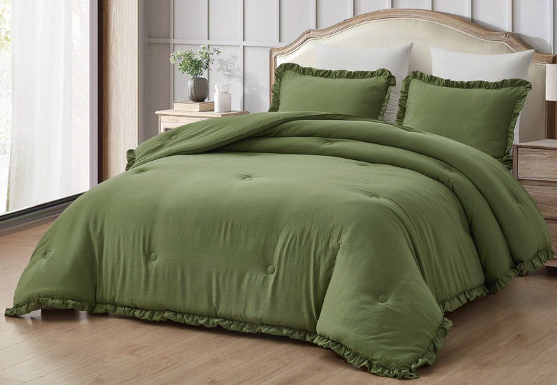 Nora Ruffled Comforter Set