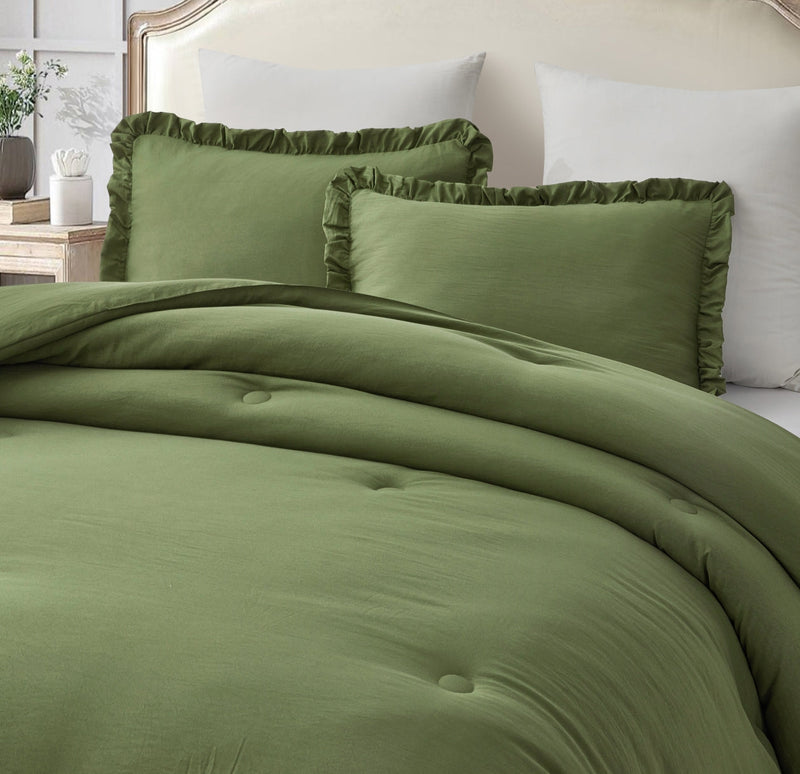 Nora Ruffled Comforter Set
