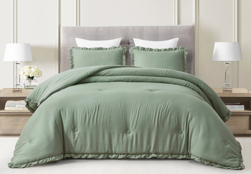 Nora Ruffled Comforter Set