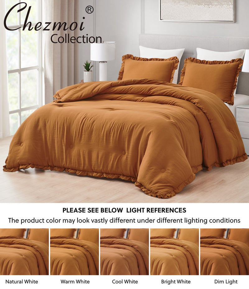 Nora Ruffled Comforter Set