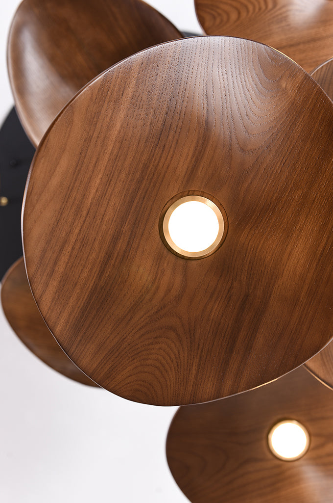 Kintsu Handcrafted Wooden Pendant Light - Wabi Sabi Japandi Style