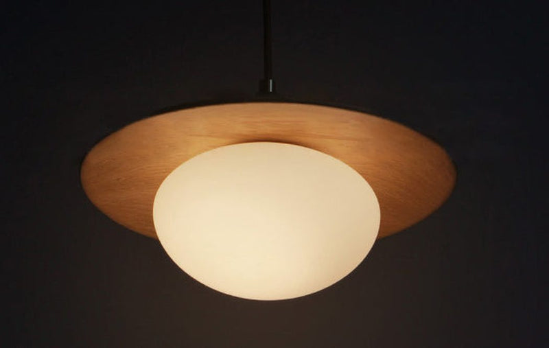 Kato Wooden Disc Pendant Light