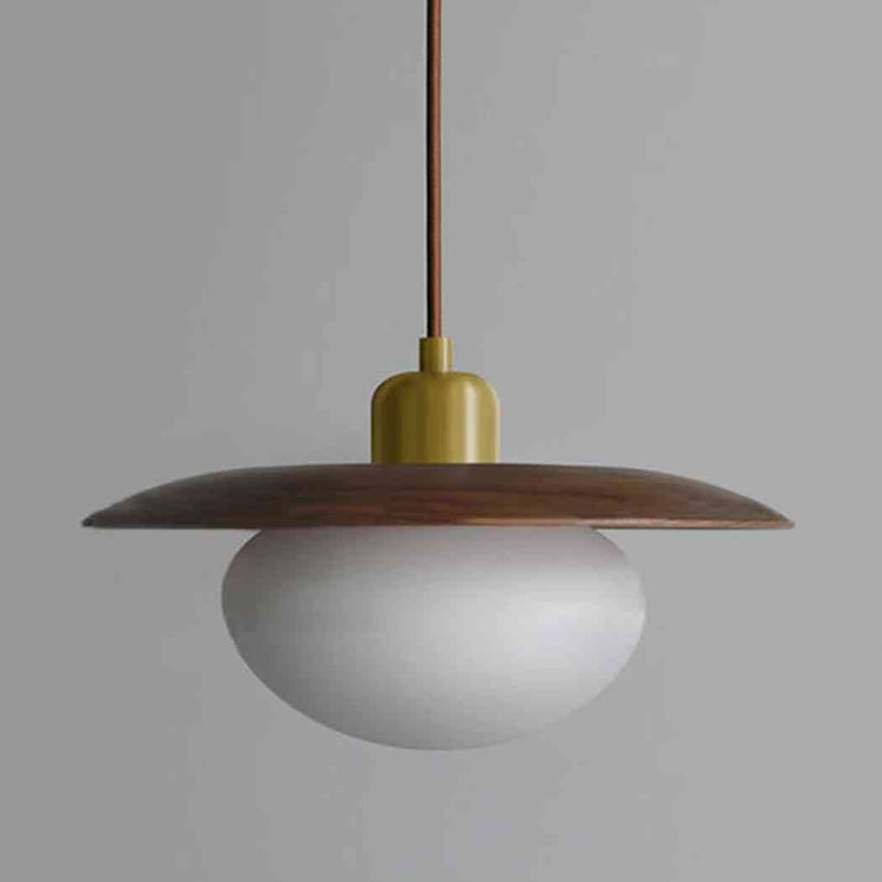 Kato Wooden Disc Pendant Light