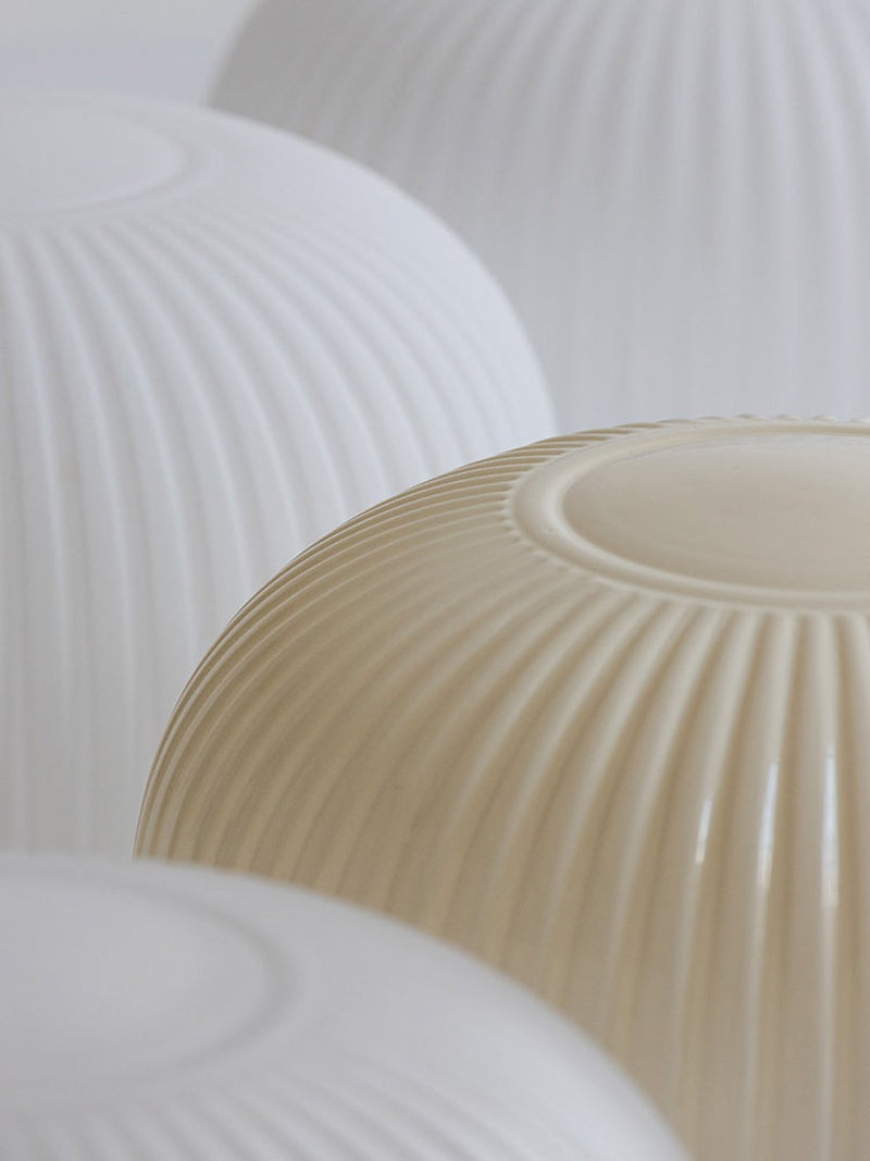 Lenglen Ribbed Glass Pendant Light