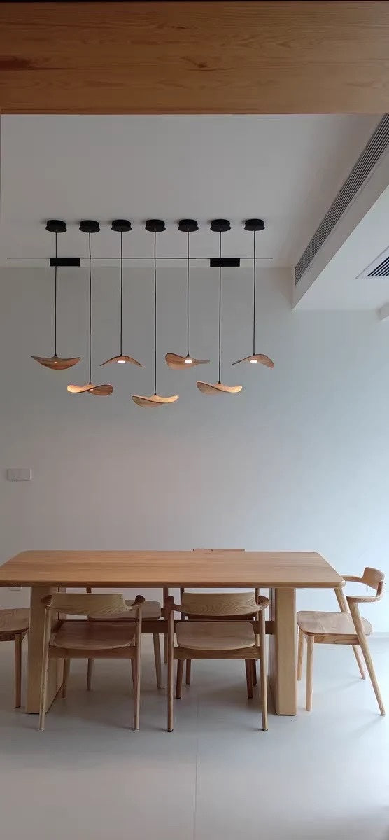 Kintsu Handcrafted Wooden Pendant Light - Wabi Sabi Japandi Style