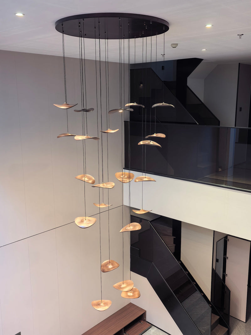 Kintsu Handcrafted Wooden Pendant Light - Wabi Sabi Japandi Style