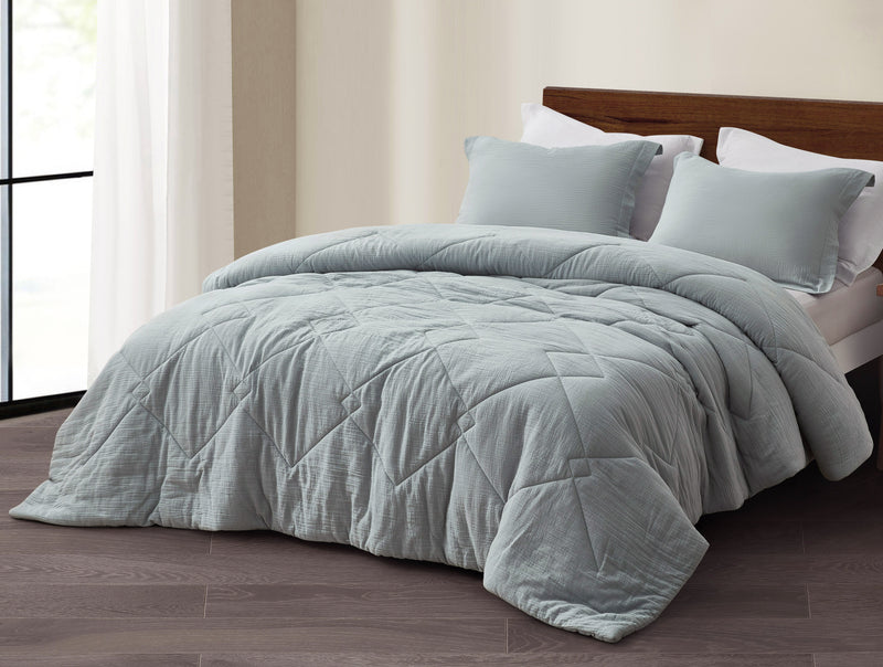Skye 100% Cotton Gauze Lightweight Comforter Set