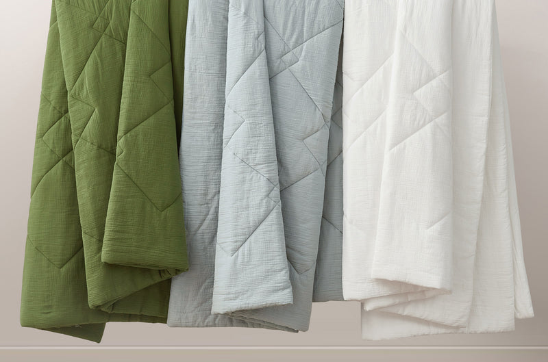 Skye 100% Cotton Gauze Lightweight Comforter Set