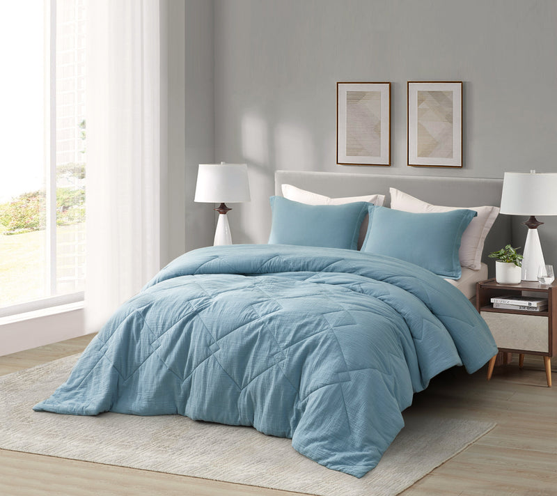 Skye 100% Cotton Gauze Lightweight Comforter Set