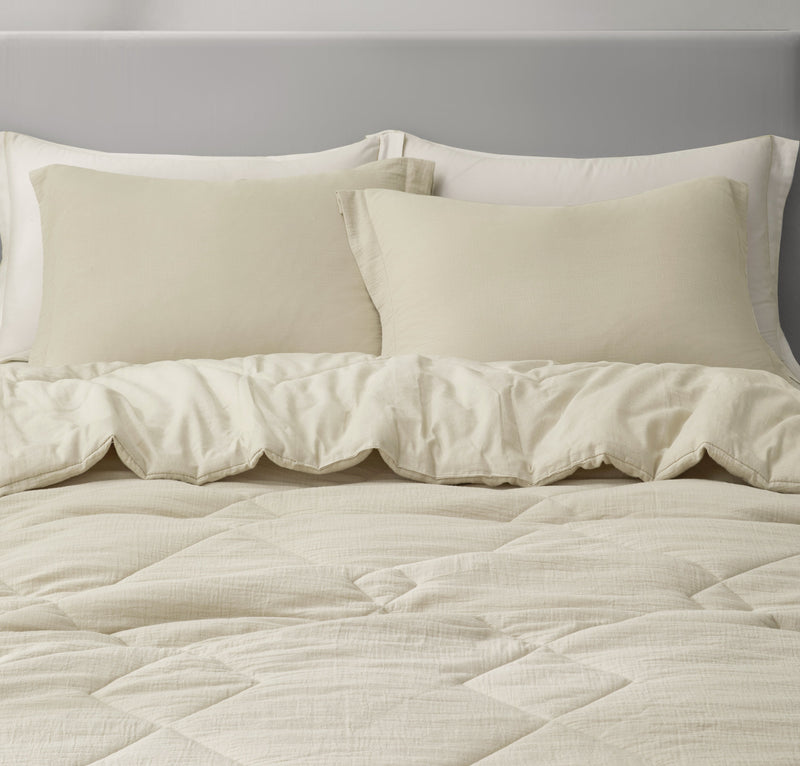 Skye 100% Cotton Gauze Lightweight Comforter Set