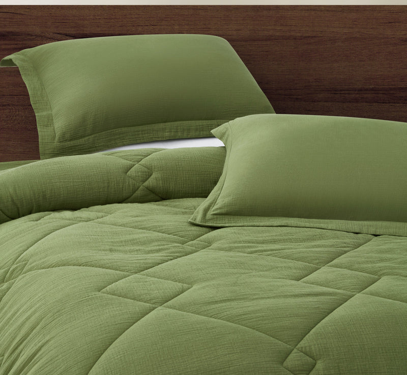 Skye 100% Cotton Gauze Lightweight Comforter Set