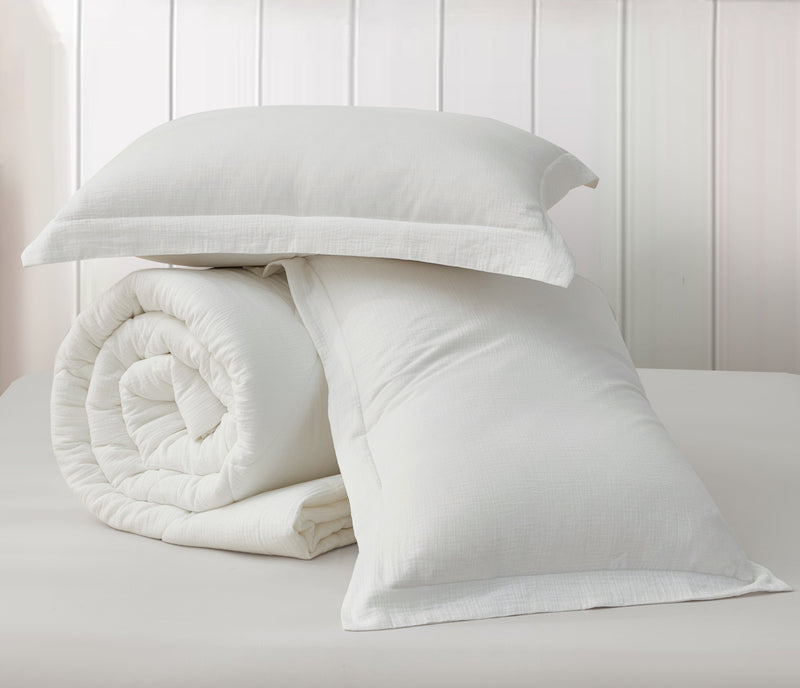 Skye 100% Cotton Gauze Lightweight Comforter Set