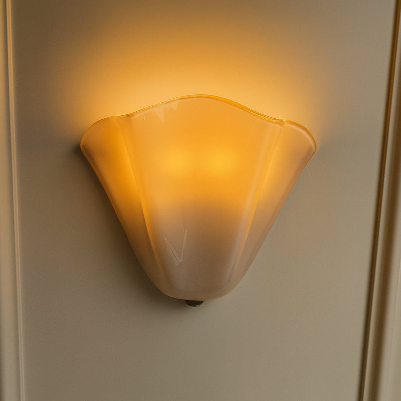 Valentine Hand-Blown Glass Shade Wall Sconce