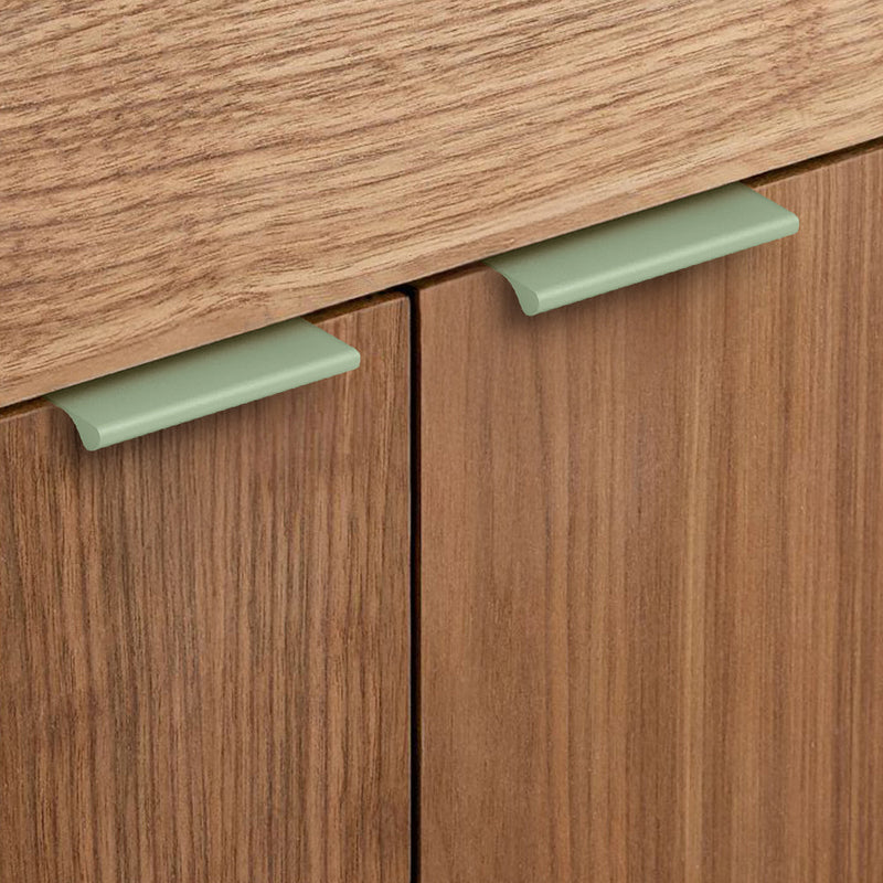 Modern Colorful Edge Pulls for Kitchen Cabinets