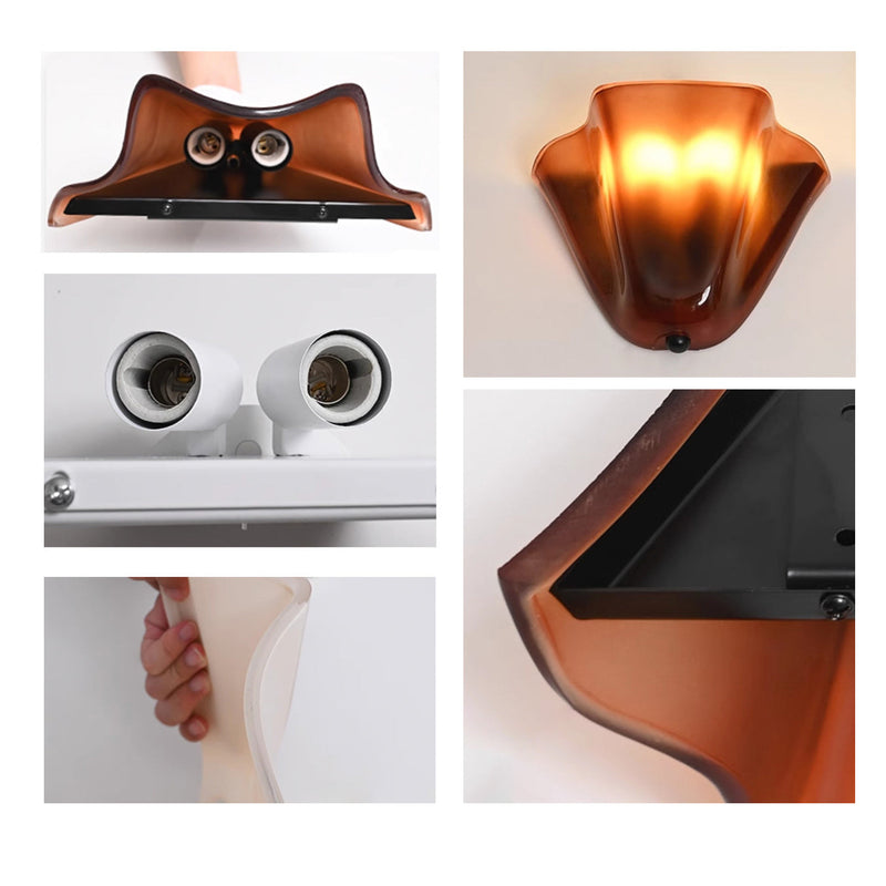 Valentine Hand-Blown Glass Shade Wall Sconce