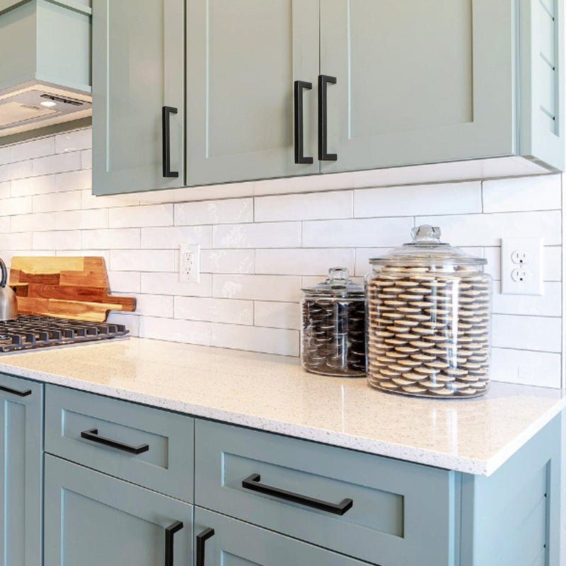 Black Square Farmhouse Cabinet Pulls