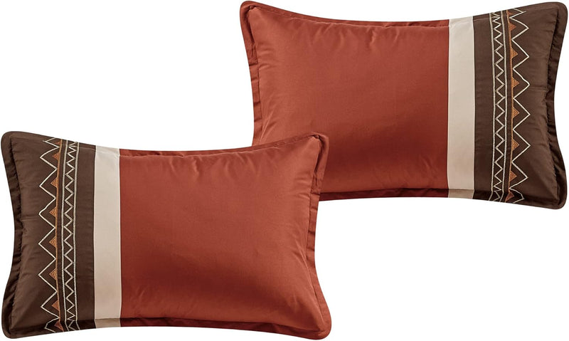 Kabira Rustic Southwestern Geometric Comforter Set