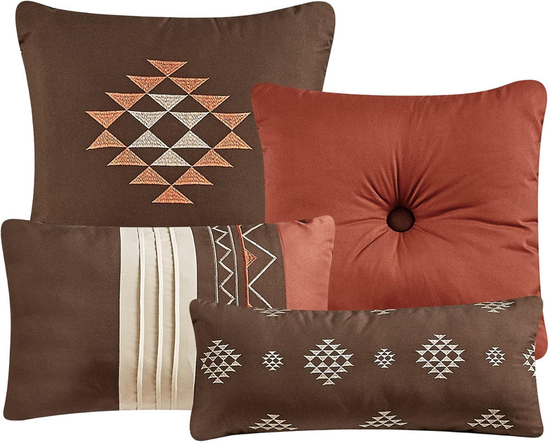 Kabira Rustic Southwestern Geometric Comforter Set