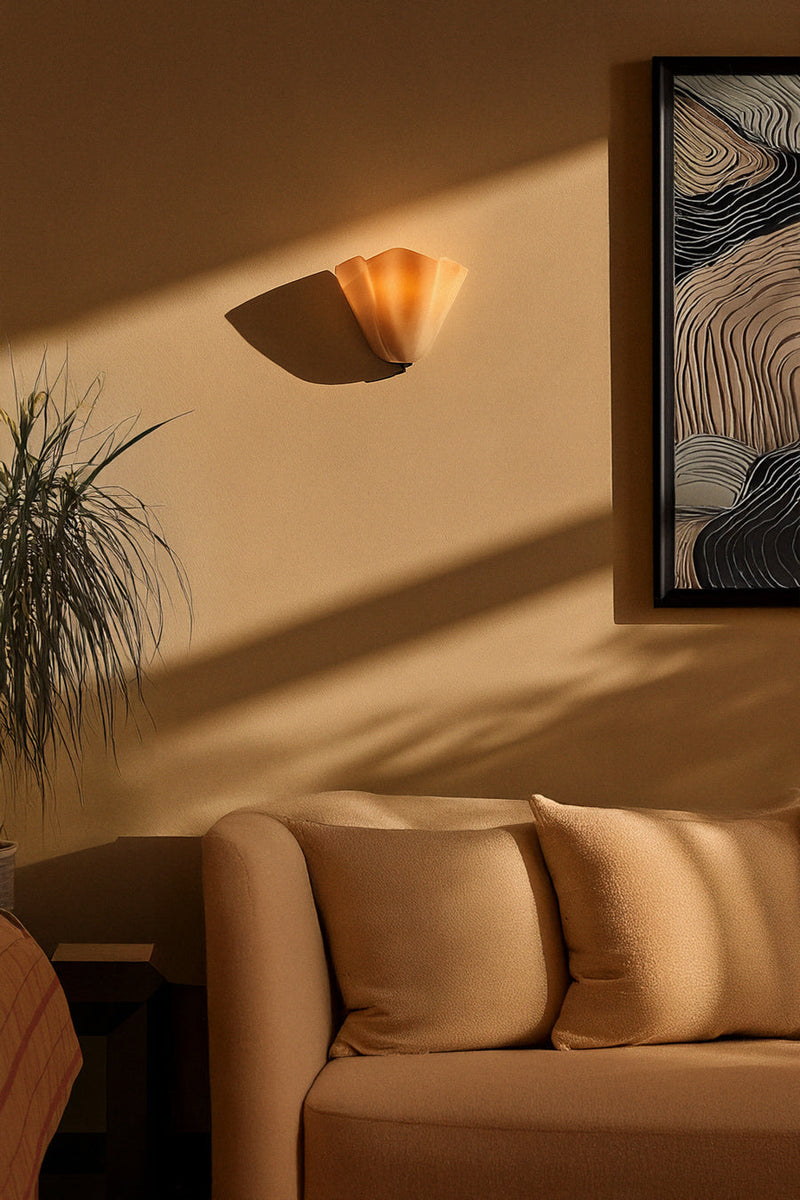 Valentine Hand-Blown Glass Shade Wall Sconce