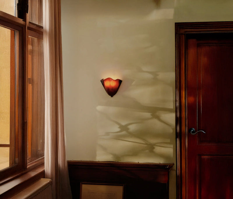 Valentine Hand-Blown Glass Shade Wall Sconce