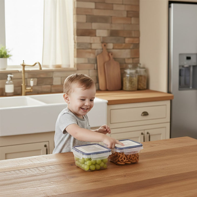 Leak-Proof Snap Lid Container Set – 12 Container Set